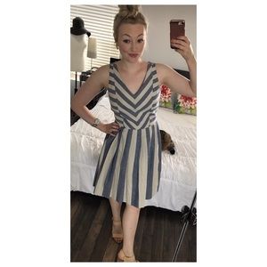 Chambray stipe Antonio Melani dress